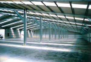 industrial sheds installed with sun roof
