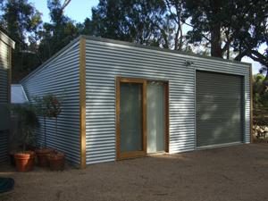 skillion shed with window