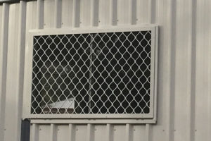 security screens in shed